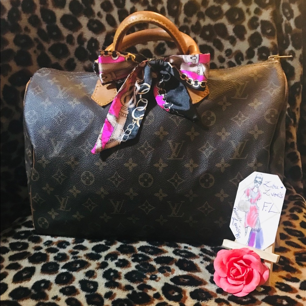 Vintage 1983 Louis Vuitton Speedy 35